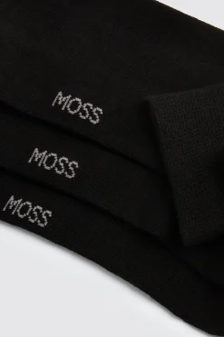Black 3-Pack Bamboo Socks
