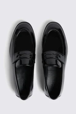 Black Patent Loafers