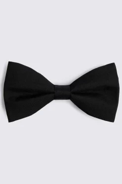 Black Silk Bow Tie