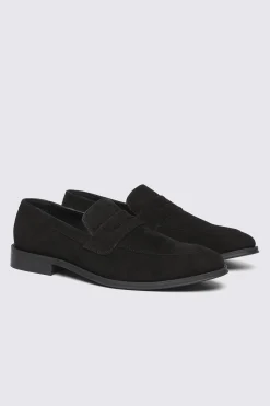 Black Suede Loafers