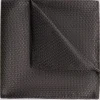 Black Textured Pocket Square