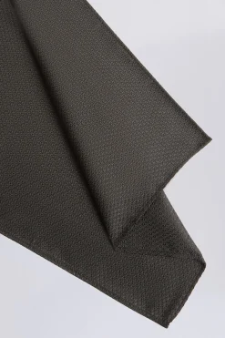 Black Textured Pocket Square