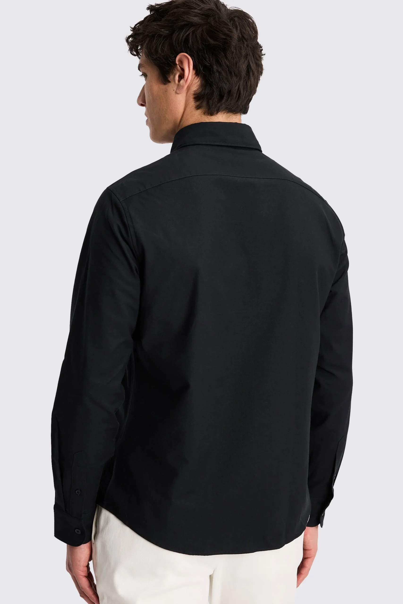 Black Washed Oxford Shirt