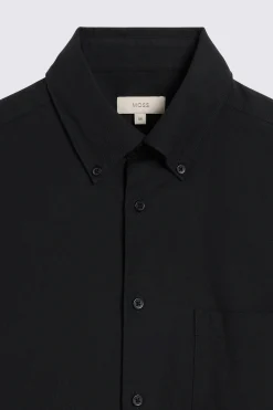 Black Washed Oxford Shirt