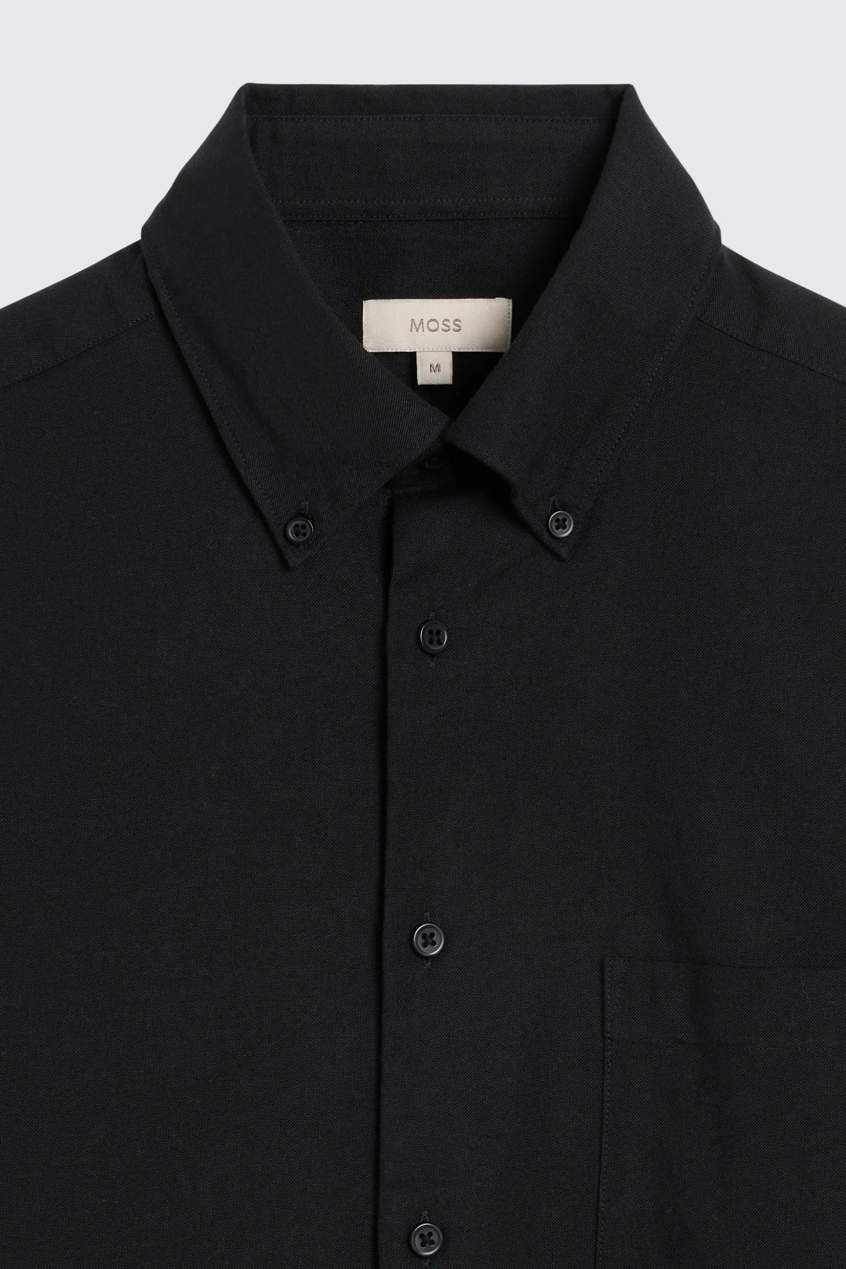 Black Washed Oxford Shirt
