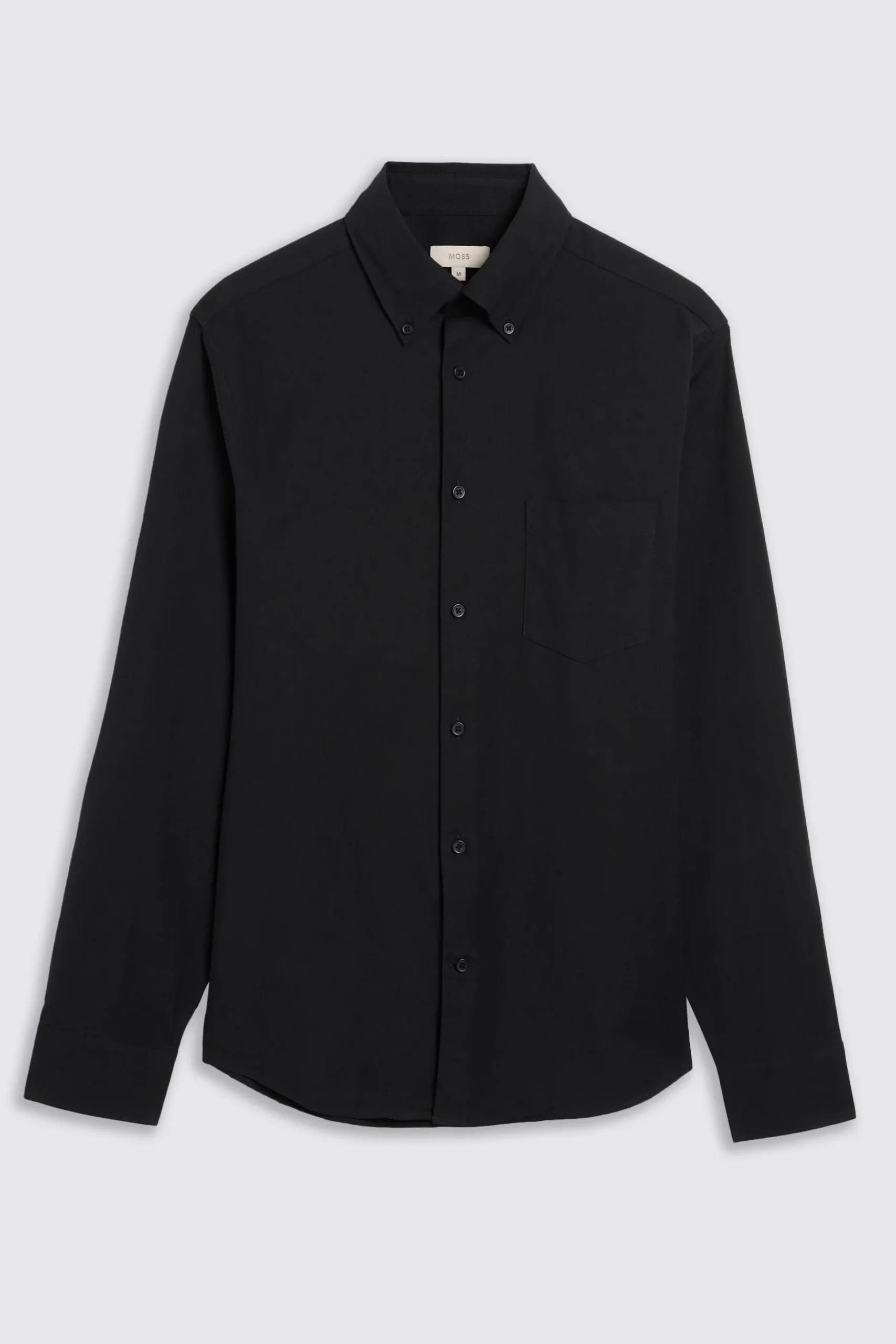 Black Washed Oxford Shirt