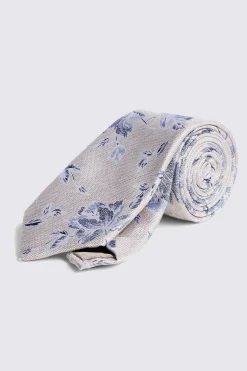 Blue Floral Tie