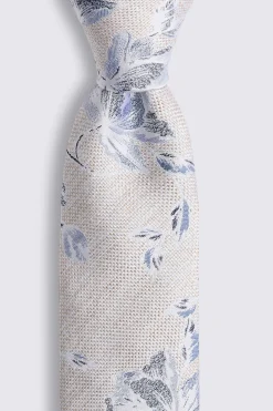 Blue Floral Tie