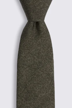 Bottinelli Dark Green Silk Semi-Plain Tie