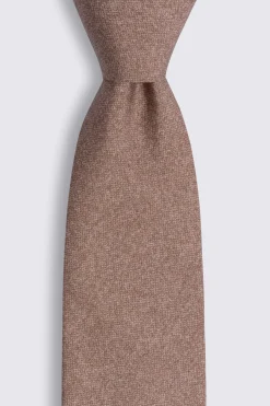 Bottinelli Dusty Rose Silk Semi-Plain Tie