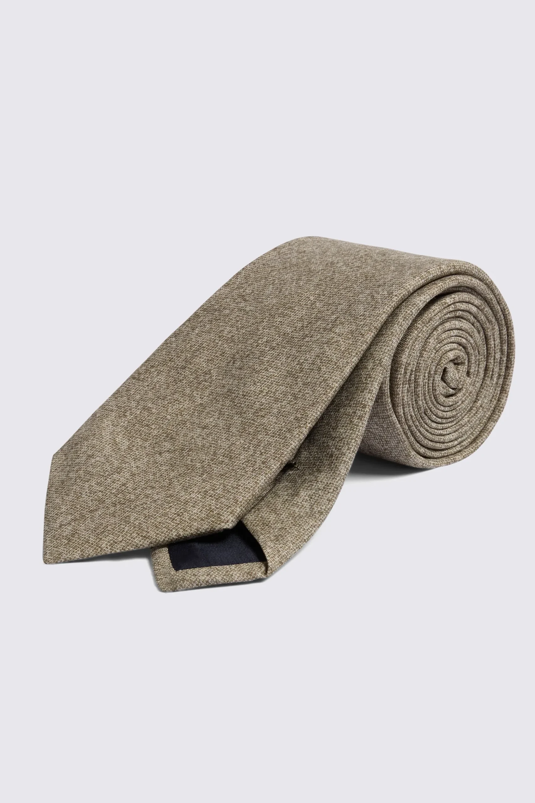 Bottinelli Light Sage Silk Semi-Plain Tie