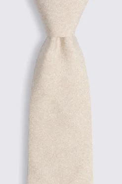 Bottinelli Neutral Silk Semi-Plain Tie