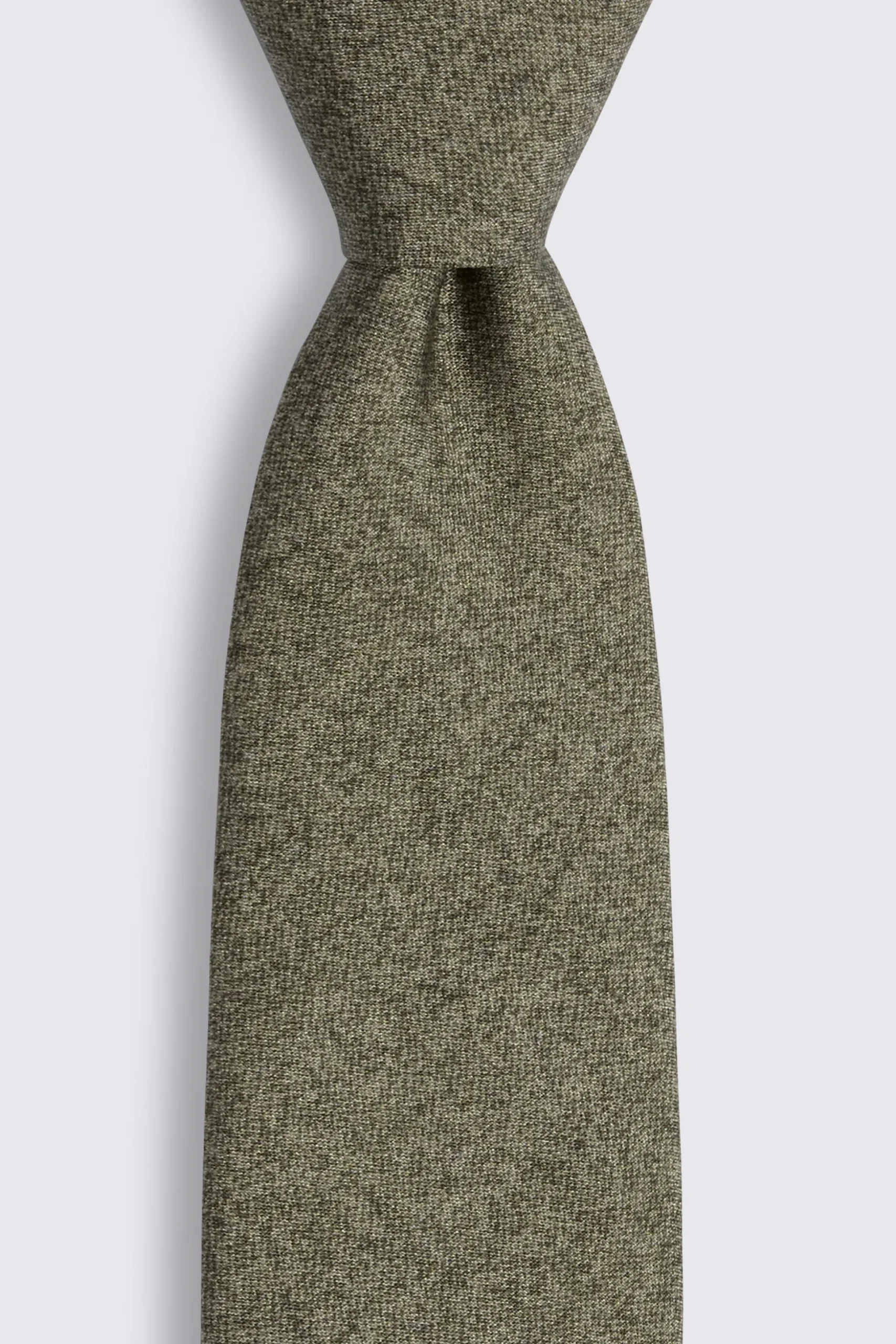 Bottinelli Sage Silk Semi-Plain Tie