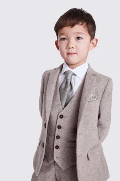 Boys Stone Donegal Suit