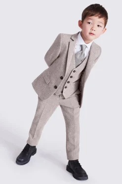 Boys Stone Donegal Suit