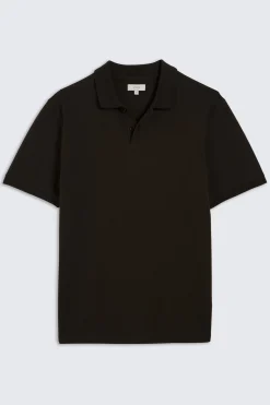 Brown Piqué Polo Shirt