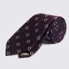 Burgundy Paisley Tie
