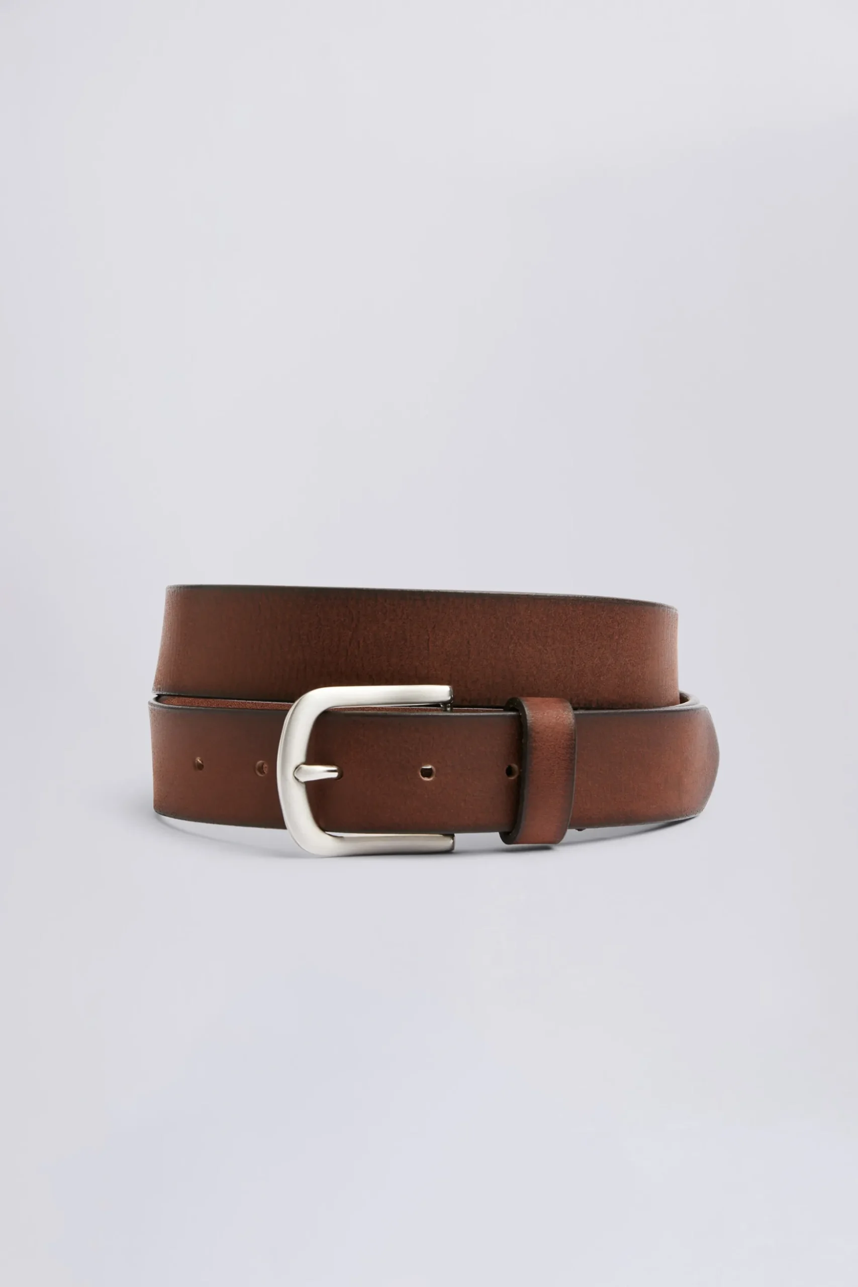 Casual Brown Leather Belt