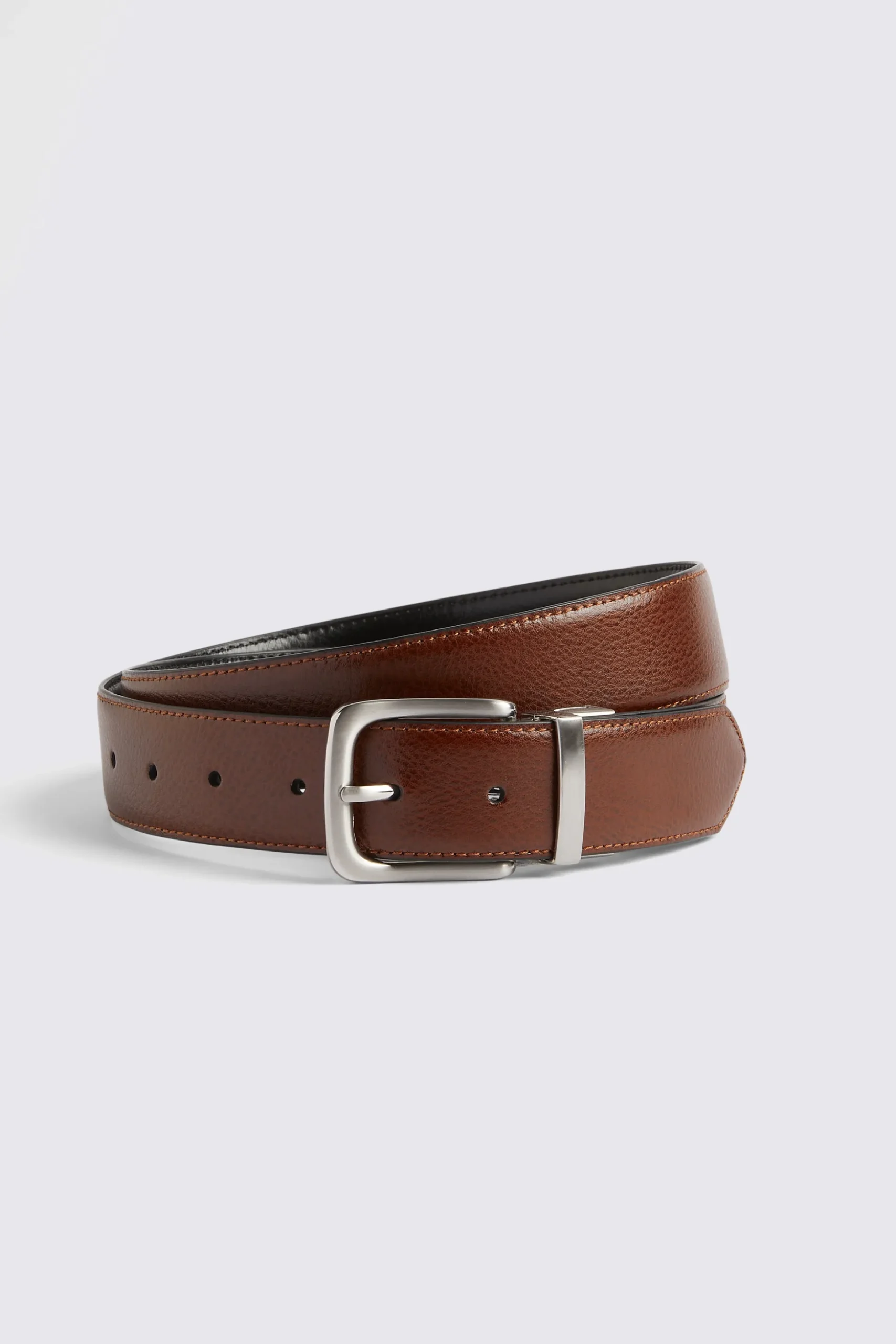 Causal Black & Brown Reversible Belt