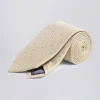 Champagne Contrast Spot Silk Tie