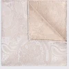Champagne Wedding Paisley Pocket Square