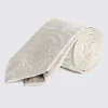 Champagne Wedding Paisley Tie