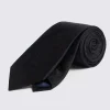 Chocolate & Navy Paisley Tie