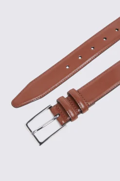 Classic Tan Leather Belt