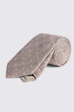 Dark Neutral Polka Dot Tie
