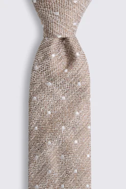 Dark Neutral Polka Dot Tie
