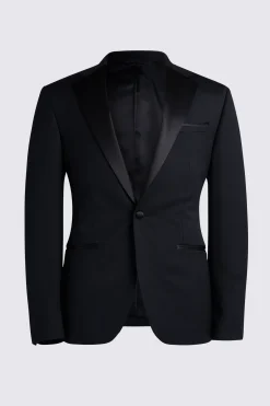 DKNY Slim Fit Black Notch Lapel Tuxedo Jacket