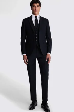 DKNY Slim Fit Black Performance Suit