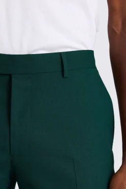 DKNY Slim Fit Dark Green Trousers