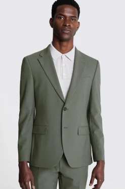 DKNY Slim Fit Sage Green Performance Suit