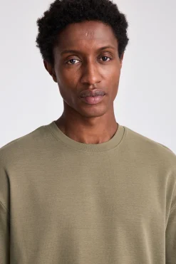 Dusty Green Heavyweight Crew-Neck T-Shirt