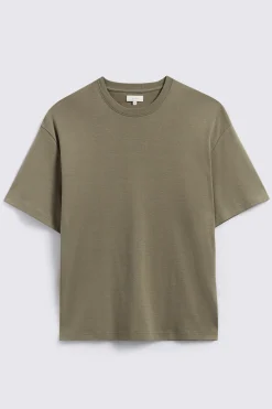 Dusty Green Heavyweight Crew-Neck T-Shirt