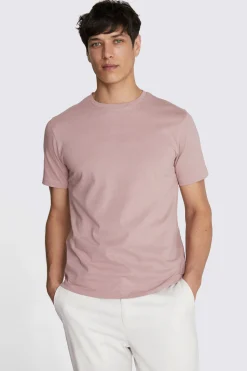 Dusty Pink Crew Neck T-Shirt