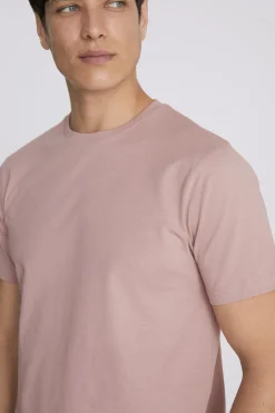Dusty Pink Crew Neck T-Shirt