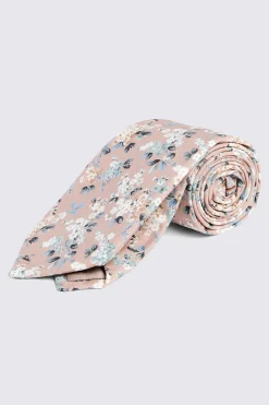 Dusty Pink Ditsy Floral Tie Made with Liberty Fabric