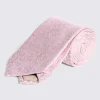 Dusty Pink Floral Swirl Silk Tie