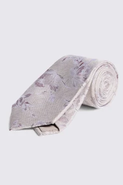 Dusty Pink Floral Tie