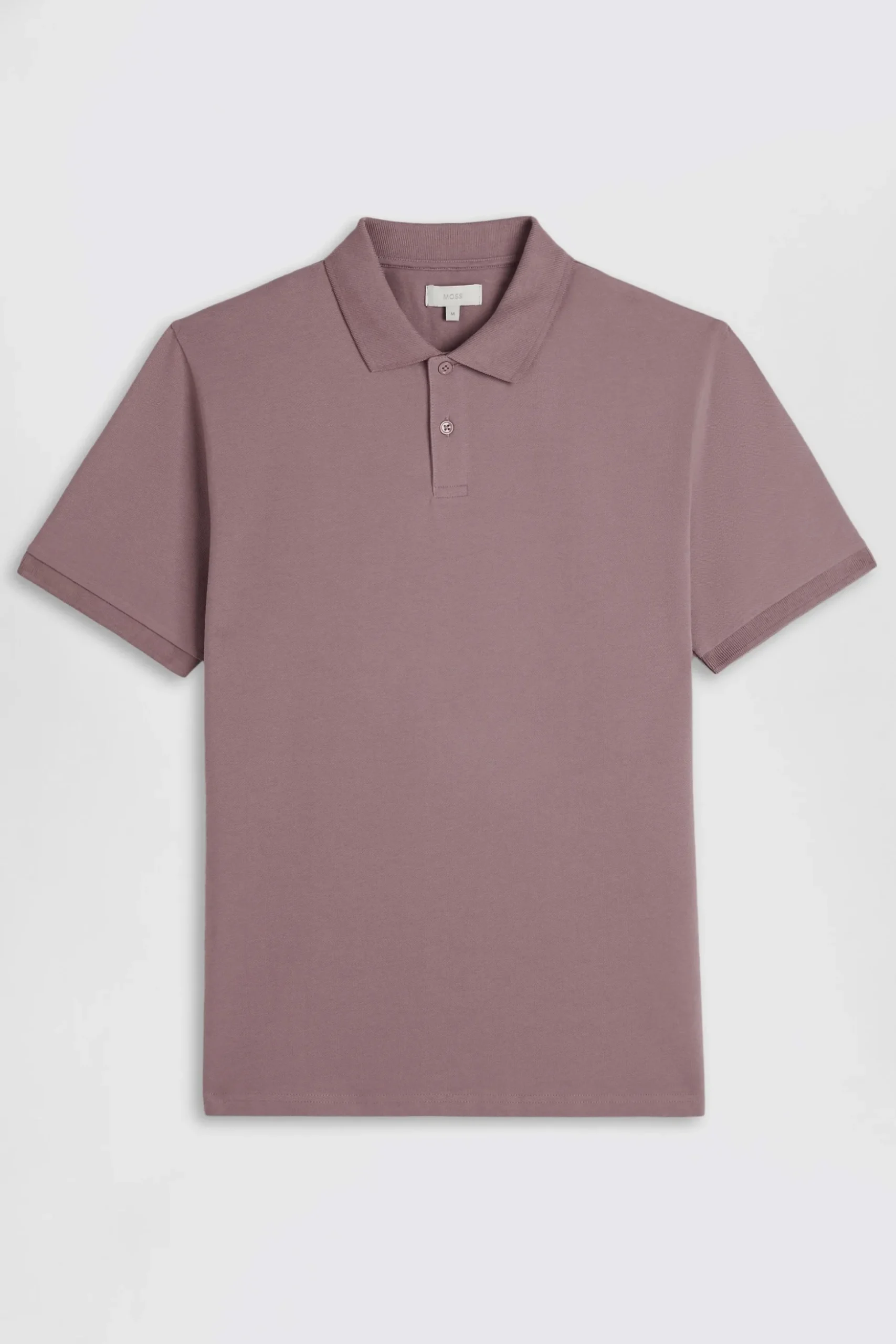 Dusty Pink Piqué Polo Shirt