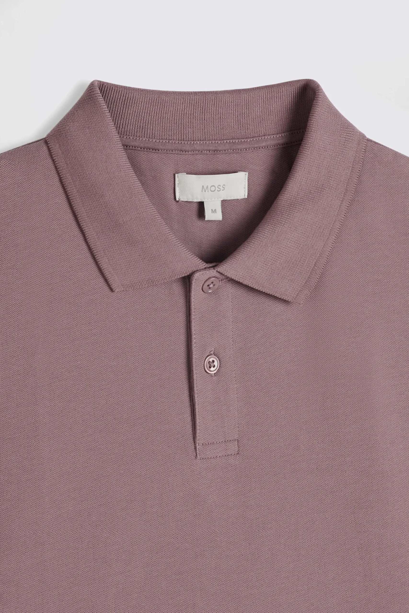Dusty Pink Piqué Polo Shirt