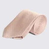 Dusty Pink Silk Semi Plain Tie