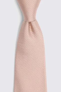 Dusty Pink Silk Semi Plain Tie