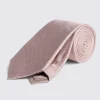 Dusty Pink Silk Semi Plain Tie
