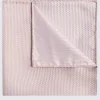 Dusty Pink Silk Semi-Plain Pocket Square