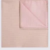 Dusty Pink Silk Semi-Plain Pocket Square