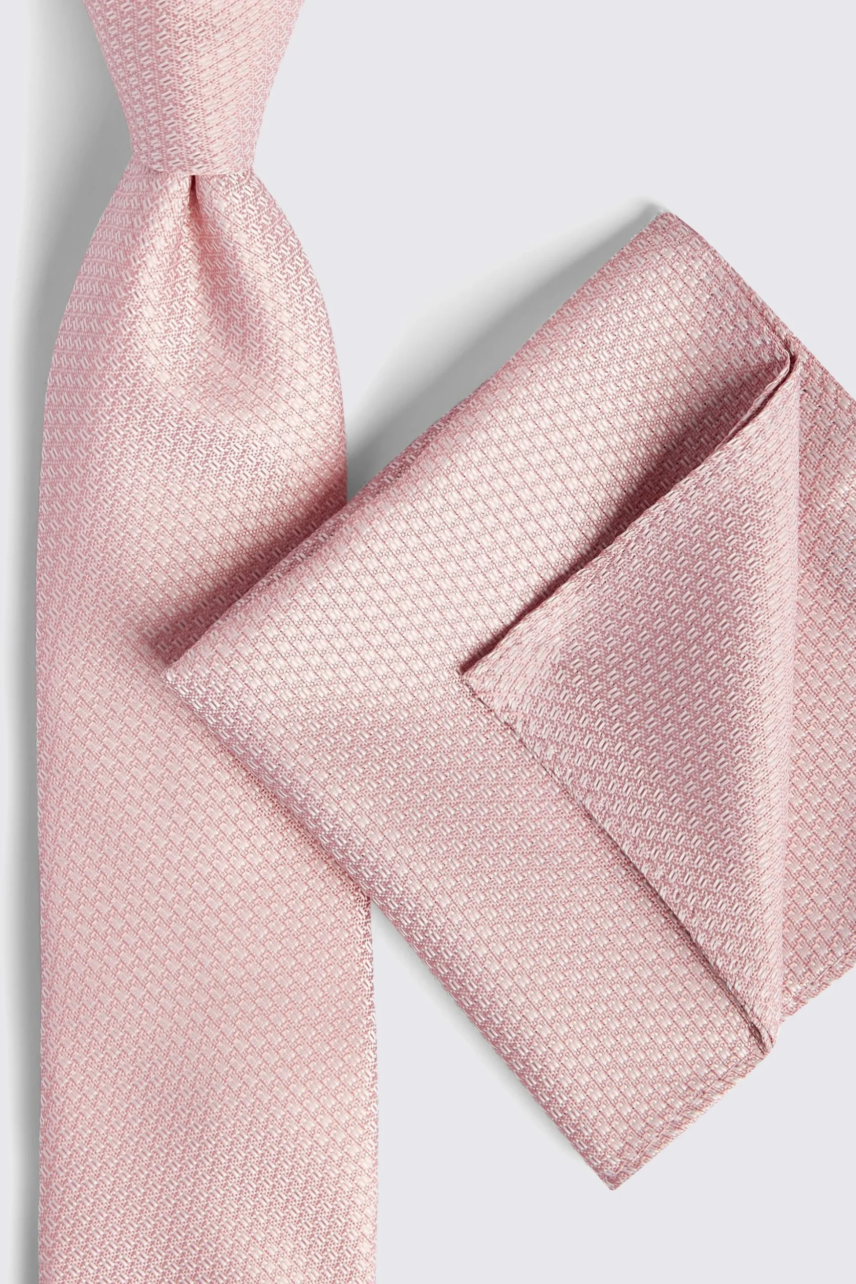 Dusty Pink Textured Tie