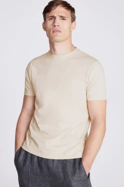 Ecru Crew Neck T-Shirt